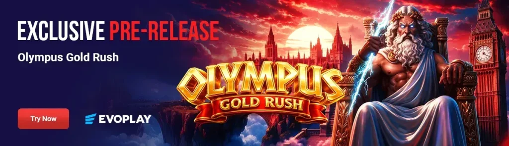 Olympus Gold Rush slot at BloodySlots Casino